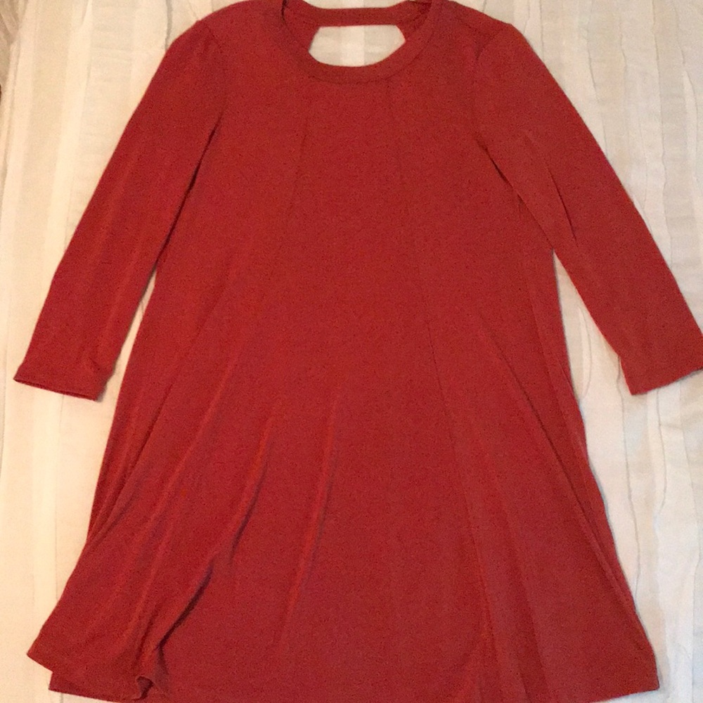 BCBGerneration open back 3/4 sleeve dress